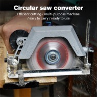 Multi-Functional Portable Electric Drill Converter to Circular Saw Adjustable Cutting Tool with Metal and ABS Build Ideal DIY Toolkit Multi-Functional Portable Electric Drill Converter to Circular Saw Adjustable Cutting Tool with Metal and ABS Build Ideal DIY Toolkit