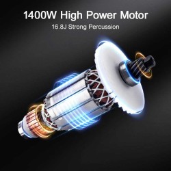 Newly upgraded vibration absorbing system 1400w high power percussion hammer Newly upgraded vibration absorbing system 1400w high power percussion hammer