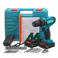 Socoje 2 Speed Power Drills 6000maAh Cordless Drill 3 IN 1 Electric Screwdriver Hammer Drill with 2pcs Batteries Socoje 2 Speed Power Drills 6000maAh Cordless Drill 3 IN 1 Electric Screwdriver Hammer Drill with 2pcs Batteries