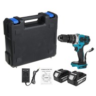 Socoje 288VF 3 In 1 Cordless Electric Impact Drill Driver Brushless Driver Drill Hammer with EU Plug LED Working Light Socoje 288VF 3 In 1 Cordless Electric Impact Drill Driver Brushless Driver Drill Hammer with EU Plug LED Working Light