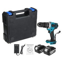 Socoje 288VF 3 In 1 Cordless Electric Impact Drill Driver Brushless Driver Drill Hammer with EU Plug LED Working Light Socoje 288VF 3 In 1 Cordless Electric Impact Drill Driver Brushless Driver Drill Hammer with EU Plug LED Working Light