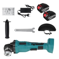 Socoje 288VF Cordless Angle Grinder 3 Gears Brushless Electric 100mm/125mm Polishing Machine W/ 1pc or 2pcs Battery For Makiita Socoje 288VF Cordless Angle Grinder 3 Gears Brushless Electric 100mm/125mm Polishing Machine W/ 1pc or 2pcs Battery For Makiita