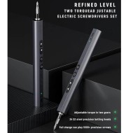 iF2 Intelligence High-Speed Magnetic Motor Electric Screwdriver Adjustable Torque LED Lights 24 Screws Type-C Charging Cable Included iF2 Intelligence High-Speed Magnetic Motor Electric Screwdriver Adjustable Torque LED Lights 24 Screws Type-C Charging Cable Included