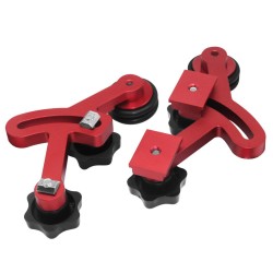 Socoje Bearing Roller Feeder Precision Clear-Cut Stock Guides Woodworking Aluminum Feather Loc Board Anti Rebound Safety Feeder 2pcs Socoje Bearing Roller Feeder Precision Clear-Cut Stock Guides Woodworking Aluminum Feather Loc Board Anti Rebound Safety Feeder 2pcs