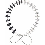 26PCS Thread Checker Set Metric and Inch Sizes Durable Comprehensive Coverage DIY Tool 26PCS Thread Checker Set Metric and Inch Sizes Durable Comprehensive Coverage DIY Tool