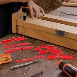 7pcs Aluminum Router Table Setup Bars Precision Setup Blocks Height Gauge Set for Router Table Saw 7pcs Aluminum Router Table Setup Bars Precision Setup Blocks Height Gauge Set for Router Table Saw