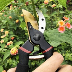 8 Professional Premium Titanium Bypass Pruning Shears  Hand Pruners Garden Clippers 8 Professional Premium Titanium Bypass Pruning Shears  Hand Pruners Garden Clippers