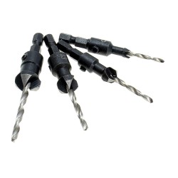 Socoje DB-C2 4pcs Carpentry Countersink Drill Bit Set Wood Working Tools Socoje DB-C2 4pcs Carpentry Countersink Drill Bit Set Wood Working Tools