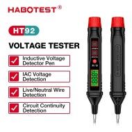 HT92 Pen Type Voltage Tester AC12-300V Indicator Backlight Flashlight Sensitivity AC Voltage Electrician Tester HT92 Pen Type Voltage Tester AC12-300V Indicator Backlight Flashlight Sensitivity AC Voltage Electrician Tester