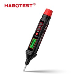 HT92 Pen Type Voltage Tester AC12-300V Indicator Backlight Flashlight Sensitivity AC Voltage Electrician Tester