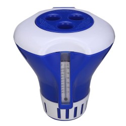 Pool Floating Chemical Dispenser High Quality Durable With Thermometer for Swimming Pool Cheaning Tools Pool Floating Chemical Dispenser High Quality Durable With Thermometer for Swimming Pool Cheaning Tools