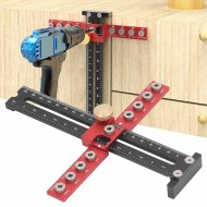 Professional Handle Punch Locator with Adjustable Distance Precise Scale for Door Handle Hole Drilling and Easy Installation Professional Handle Punch Locator with Adjustable Distance Precise Scale for Door Handle Hole Drilling and Easy Installation