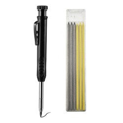 Solid Carpenter Pencil With Multi Colors Refill Joiner Marker Woodworking Pencil Marking Tool Built-In Sharpener Solid Carpenter Pencil With Multi Colors Refill Joiner Marker Woodworking Pencil Marking Tool Built-In Sharpener