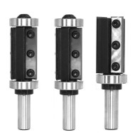 1/2 Inch 12MM Shank Carbide Insert Flush Trim Router Bit Woodworking Milling Trimming Knife Edge Milling Cutter for Smooth Finishing 1/2 Inch 12MM Shank Carbide Insert Flush Trim Router Bit Woodworking Milling Trimming Knife Edge Milling Cutter for Smooth Finishing