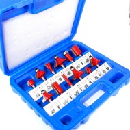 12/15pcs 1/4 Shank Router Bit Set Milling Cutter For Wood Trimming Slotting Engraving Carbide Woodworking DIY Tools 12/15pcs 1/4 Shank Router Bit Set Milling Cutter For Wood Trimming Slotting Engraving Carbide Woodworking DIY Tools