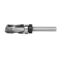12.7*25.4*67MM Carbide Lower Bearing Spiral Trimming CNC Router Bit End Mill 1/4 6.35mm Shank for Woodworking 12.7*25.4*67MM Carbide Lower Bearing Spiral Trimming CNC Router Bit End Mill 1/4 6.35mm Shank for Woodworking