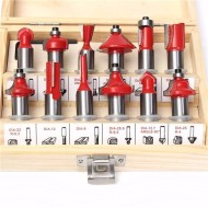 1/2 Inch or 1/4 Inch Socoje Shank Tungsten Carbide Wood Working Router Bit Cutter Rotary Tool Set 12pcs 1/2 Inch or 1/4 Inch Socoje Shank Tungsten Carbide Wood Working Router Bit Cutter Rotary Tool Set 12pcs