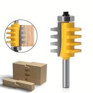 1pc 6.35mm 12.7mm 1/2inch 1/4 Inch Shank Rail Reversible Finger Joint Glue Router Bit Cone Tenon Woodwork Cutter Power Tools Wood Router Cutter 1pc 6.35mm 12.7mm 1/2inch 1/4 Inch Shank Rail Reversible Finger Joint Glue Router Bit Cone Tenon Woodwork Cutter Power Tools Wood Router Cutter