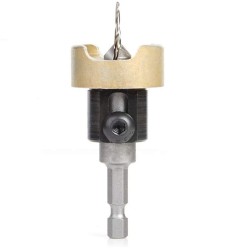 82 Degree Woodworking Countersink Drill Bits Carbide Tipped with Adjustable Depth Stop No Thrust Ball Bearing 82 Degree Woodworking Countersink Drill Bits Carbide Tipped with Adjustable Depth Stop No Thrust Ball Bearing