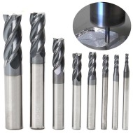 Carbide End Mill Set Tungsten Steel 8PCS 2-12mm 4 Flutes CNC Milling Cutter High Wear Resistance High-Speed Cutting Carbide End Mill Set Tungsten Steel 8PCS 2-12mm 4 Flutes CNC Milling Cutter High Wear Resistance High-Speed Cutting