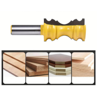 Crown Molding Router Bit 1/2/8mm/12mm Shank Router Bit Large Elaborate Milling Cutter Chair Rail Molding For Woodworking Tool Crown Molding Router Bit 1/2/8mm/12mm Shank Router Bit Large Elaborate Milling Cutter Chair Rail Molding For Woodworking Tool