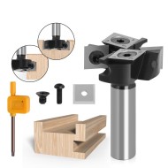 Four-blade 12MM 8MM 1/2 Shank Removable Router Bit  Wood Milling Cutter Planing Tool Woodworking Tools Four-blade 12MM 8MM 1/2 Shank Removable Router Bit  Wood Milling Cutter Planing Tool Woodworking Tools