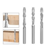 6mm 6.35mm Shank Solid Carbide Bearing Guided Two Flute Flush Trim Router Bits Woodworking Milling Cutters Z06AT3A 6mm 6.35mm Shank Solid Carbide Bearing Guided Two Flute Flush Trim Router Bits Woodworking Milling Cutters Z06AT3A