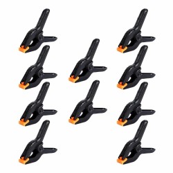 10pcs Ratchet Bar Clamp 2/3/4/6 Inch Woodworking A-Clip Black Wood Working Clip Plastic DIY Ergonomic Grip for Crafts Photography 10pcs Ratchet Bar Clamp 2/3/4/6 Inch Woodworking A-Clip Black Wood Working Clip Plastic DIY Ergonomic Grip for Crafts Photography
