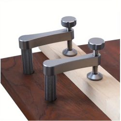2PCS Workbench Dog Hole Clamp Set With Anti-Slip Pad Woodworking Desktop Fixed Clip Aluminum Alloy Quick Acting Hold Down Clamp 2PCS Workbench Dog Hole Clamp Set With Anti-Slip Pad Woodworking Desktop Fixed Clip Aluminum Alloy Quick Acting Hold Down Clamp