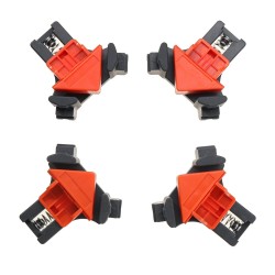 90 Degree Corner Clamp Adjustable Right Angle Clamp Woodworking Clip Clamp 4pcs 