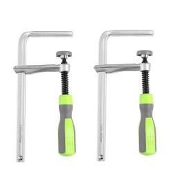 Guide Rail Clamps 120/160/200/300mm With Plastic Handle Screw Action Arm For Woodworking MFT Table Track Saw Rails