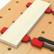 Horizontal Fixed Clamp Woodworking Table 70KG Force 20mm Desktop Hole Quick Secure DIY Tool Horizontal Fixed Clamp Woodworking Table 70KG Force 20mm Desktop Hole Quick Secure DIY Tool