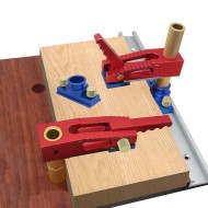 MFT Bench Hold Dog Holes Clamp Woodworking T-Track Hold Down Clamp Desktop Adjustable Fast Fixed Clip MFT Bench Hold Dog Holes Clamp Woodworking T-Track Hold Down Clamp Desktop Adjustable Fast Fixed Clip
