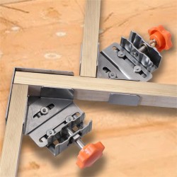 Right Angle Clamp Woodworking Premium Adjustable Clamp for T-L Joints 16mm~35mm Clamping Range Versatile Tool for Precise Joinery Right Angle Clamp Woodworking Premium Adjustable Clamp for T-L Joints 16mm~35mm Clamping Range Versatile Tool for Precise Joinery