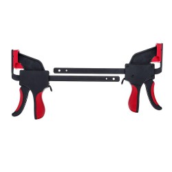 Socoje 2Pcs Set One Handed Quick Release Track Saw Clamps for MFT Table and Festool Track Saw Guide Rail Clamps Woodworking Table Clamps