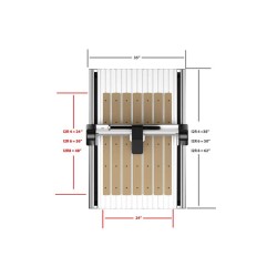 i2R CNC - B Series CNC - B24 - 1HP Spindle Large 2' X 4' - 110 V - Unit Only