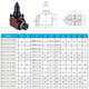 SCJ55 urret Tool Turning And Milling Power Head Radial Z Axis 0 Degree Tool Holder