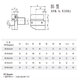 VDI rectangular horizontal tool holder Static tool holder CNC machine tool B5 radial outside diameter tool holder