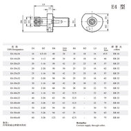 VDI rectangular horizontal tool holder Static tool holder CNC machine tool E4 spring chuck tool holder VDI rectangular horizontal tool holder Static tool holder CNC machine tool E4 spring chuck tool holder
