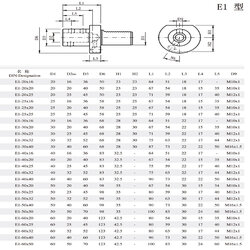 VDI rectangular horizontal tool holder Static tool holder E1 internal cooling indexable drilling tool holder VDI rectangular horizontal tool holder Static tool holder E1 internal cooling indexable drilling tool holder