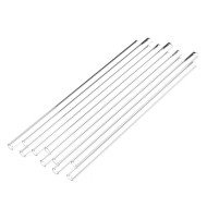 10Pcs 200x7x1mm Length 200mm OD 7mm 1mm Thick Wall Borosilicate Glass Blowing Tube Lab Factory School Home Tubes 10Pcs 200x7x1mm Length 200mm OD 7mm 1mm Thick Wall Borosilicate Glass Blowing Tube Lab Factory School Home Tubes