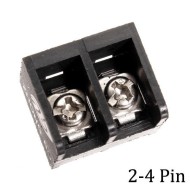 10pcs 2-4 Pin 8.25mm Barrier Screw Terminal Blocks Connectors Black 10pcs 2-4 Pin 8.25mm Barrier Screw Terminal Blocks Connectors Black