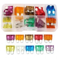 3A-40A Colour Medium Blade Fuses Assortment Kit -10 Sizes 50Pcs  3A-40A Colour Medium Blade Fuses Assortment Kit -10 Sizes 50Pcs