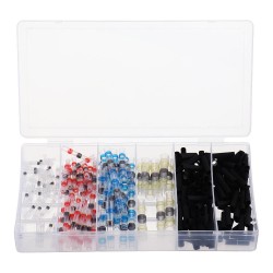 250PCS Solder Seal Wire Connectors Waterproof Heat Shrink Butt Connectors Solder Ring Rerminal Tube Terminal Wire Connector Terminal