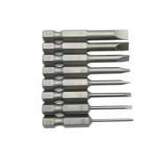 1/4 Inch 6.35mm 8pcs 1.5 2.0 2.5 3.0 4.0 4.5 5.0 6.0mm Flat Head Screwdriver 1/4 Inch 6.35mm 8pcs 1.5 2.0 2.5 3.0 4.0 4.5 5.0 6.0mm Flat Head Screwdriver