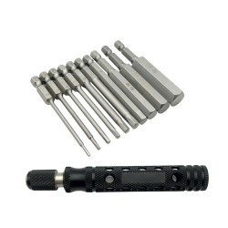 10PCS  1/4 Inch 6.35mm Length75mm  H1.5,H2,H2.5, H3, H4, H5, H6, H8, H10,H12  Hex Shank Magnetic Hexagon Screwdriver 10PCS  1/4 Inch 6.35mm Length75mm  H1.5,H2,H2.5, H3, H4, H5, H6, H8, H10,H12  Hex Shank Magnetic Hexagon Screwdriver
