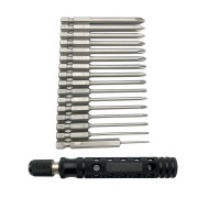 16pcs 1/4 Inch 6.35mm Length 75mm Phillips Screwdriver PH00 PH0 PH1 PH2 16pcs 1/4 Inch 6.35mm Length 75mm Phillips Screwdriver PH00 PH0 PH1 PH2