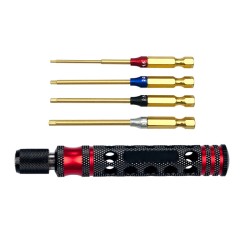 6.35mm 4 in1 Hex Screwdriver 1.5 2.0 2.5 3.0mm for RC Car helicopter FPV 6.35mm 4 in1 Hex Screwdriver 1.5 2.0 2.5 3.0mm for RC Car helicopter FPV