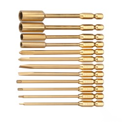 6.35mm Hex Nut Phillips Flat Screwdriver  bits 6.35mm Hex Nut Phillips Flat Screwdriver  bits