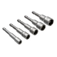 65mm 1/4 quot 6.35mm 5pcs 1/4in 5/16in 3/8in 7/16in 1/2in Nut Drivers 65mm 1/4 quot 6.35mm 5pcs 1/4in 5/16in 3/8in 7/16in 1/2in Nut Drivers
